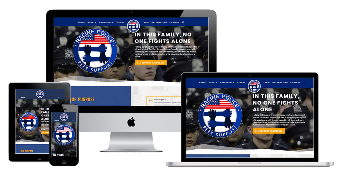 police department website design