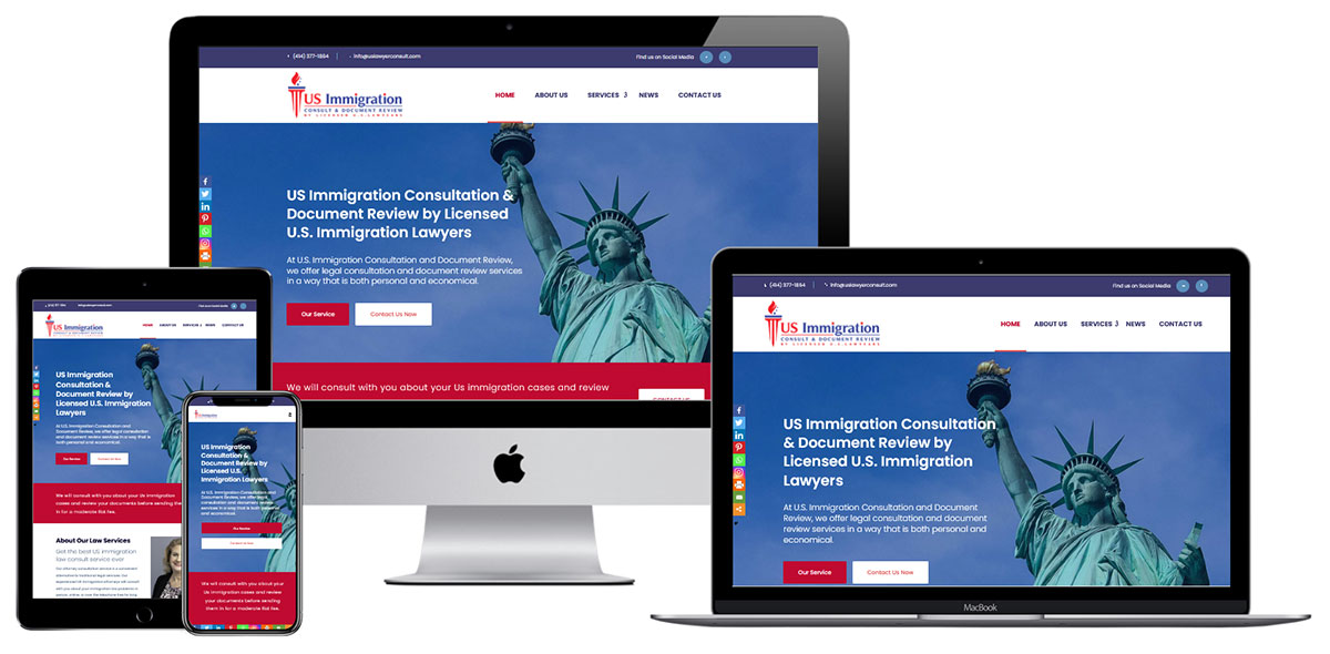 Website Design for Immigration-Attorney
