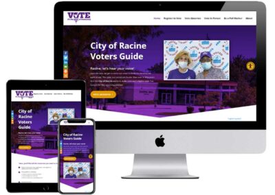 City of Racine Voters Guide Website Design