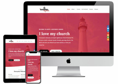 Website Design for Gospel Lighthouse Church