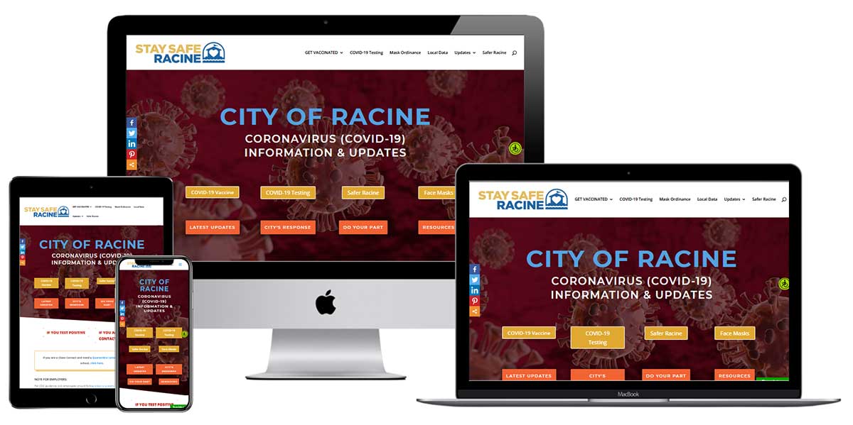 Website Design for City Health Department