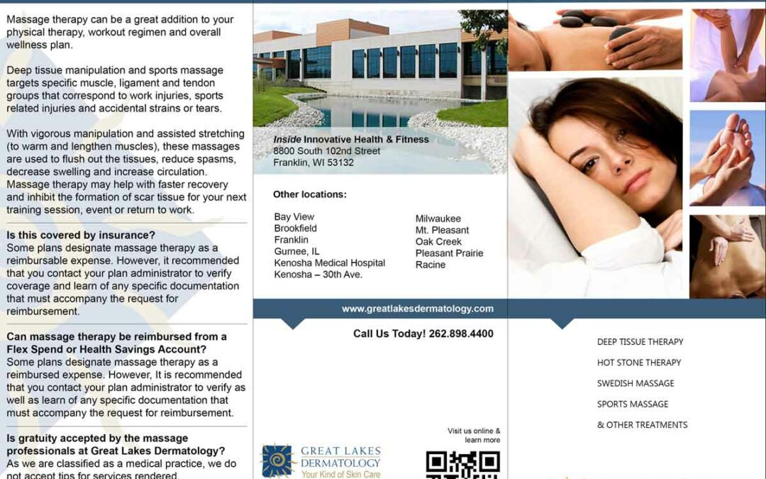 Brochure Design for Massage Services