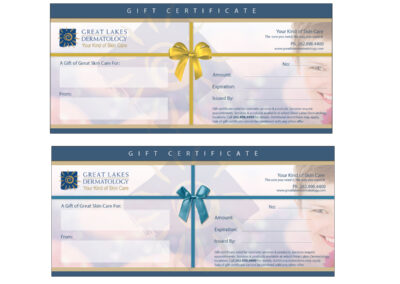 Custom Gift Certificate Design