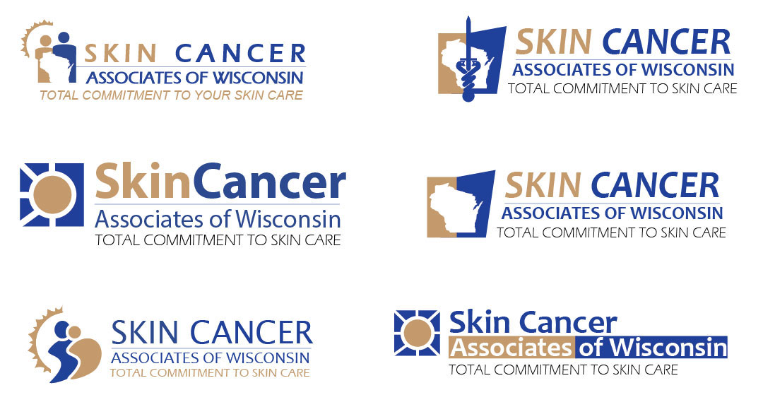 skin cancer center logo concepts