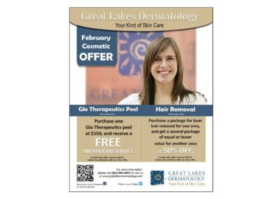 Custom Flyer Design For Dermatology Center