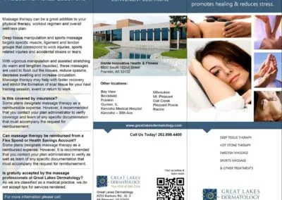 Brochure Design for Massage Services