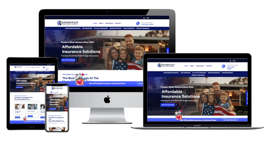 Insurance Agency Website Design