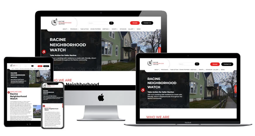 Local Community Nonprofit Website Design